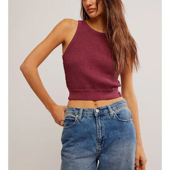 FREE PEOPLE Vest Tank / Amaranth - Picture 2 of 5